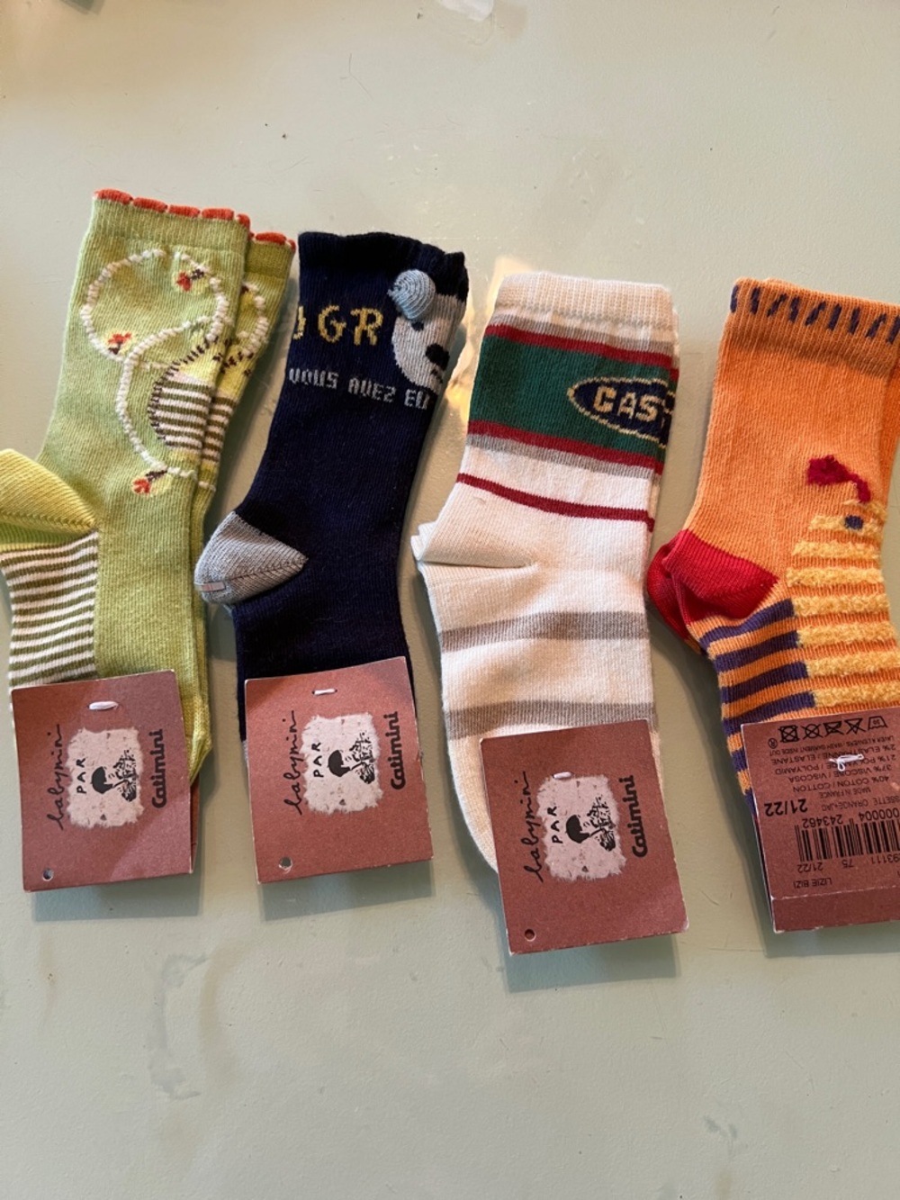 Catimini Vintage Socks Assorted styles, and Sizes 19-26 Made in France